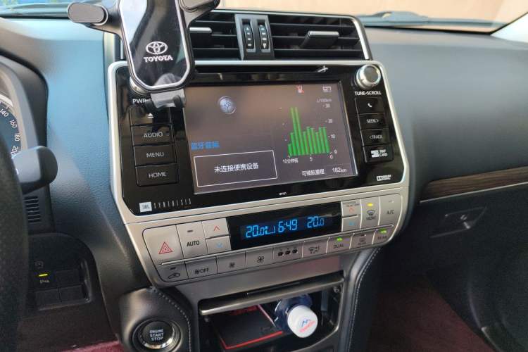 Used Toyota Prado 2018 3.5L Automatic TX-L NAVI with Rear-Mounted Spare Tire Audio And AC Panel