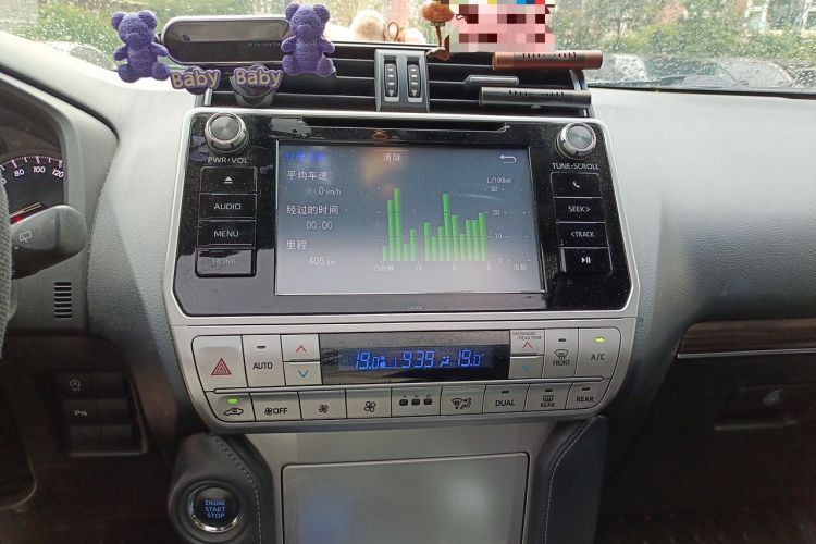 Used Toyota Prado 2018 3.5L Automatic TX-L with Rear-Mounted Spare Tire Audio And AC Panel