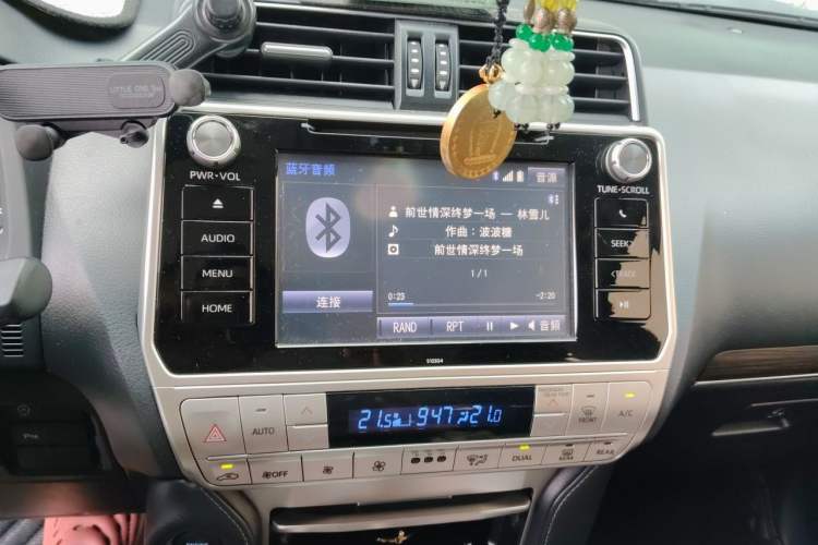 Used Toyota Prado 2018 3.5L Automatic TX-L NAVI with Rear-Mounted Spare Tire Audio And AC Panel
