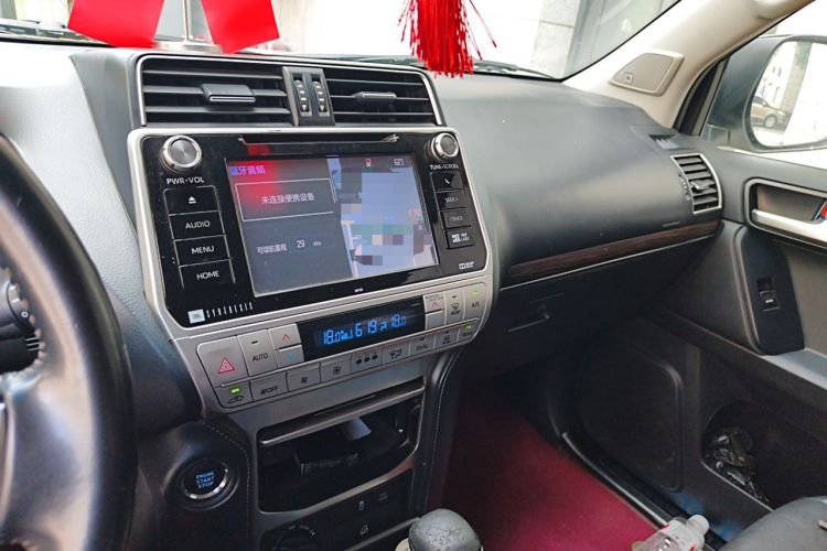 Used Toyota Prado 2018 3.5L Automatic TX-L NAVI with Rear-Mounted Spare Tire Audio And AC Panel