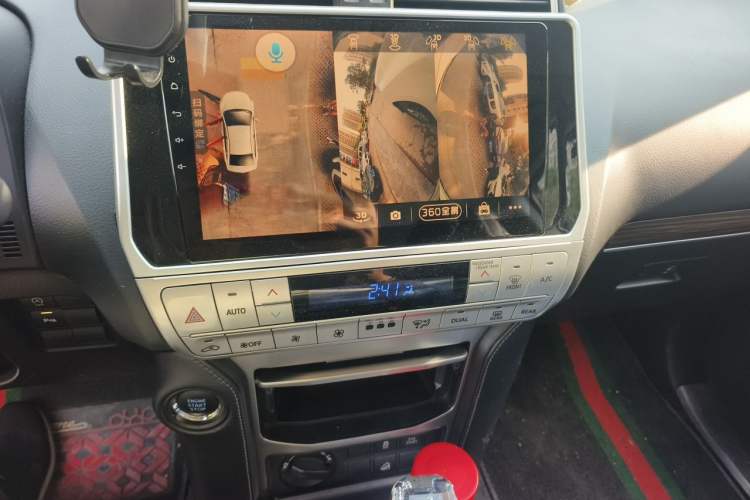 Used Toyota Prado 2018 3.5L Automatic TX-L with Rear-Mounted Spare Tire Audio And AC Panel