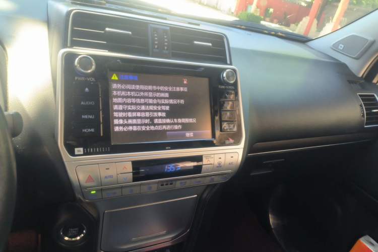 Used Toyota Prado 2018 3.5L Automatic TX-L NAVI with Rear-Mounted Spare Tire Audio And AC Panel