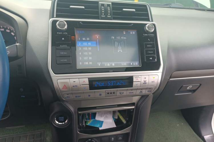 Used Toyota Prado 2018 3.5L Automatic TX-L with Rear-Mounted Spare Tire Audio And AC Panel