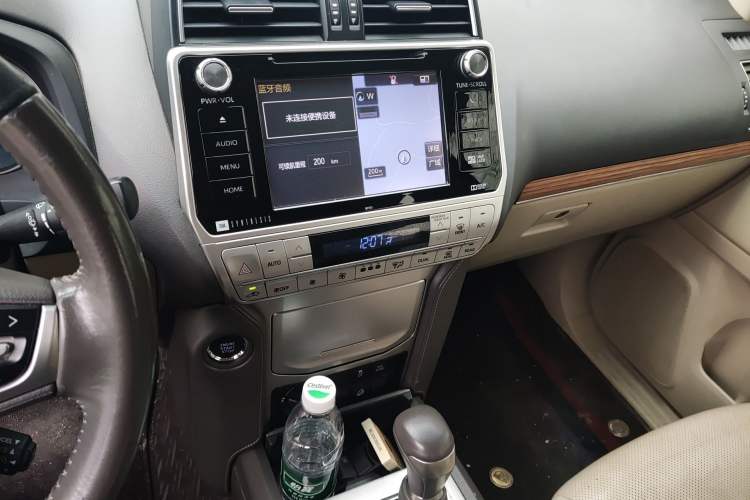 Used Toyota Prado 2018 3.5L Automatic TX-L NAVI with Rear-Mounted Spare Tire Audio And AC Panel