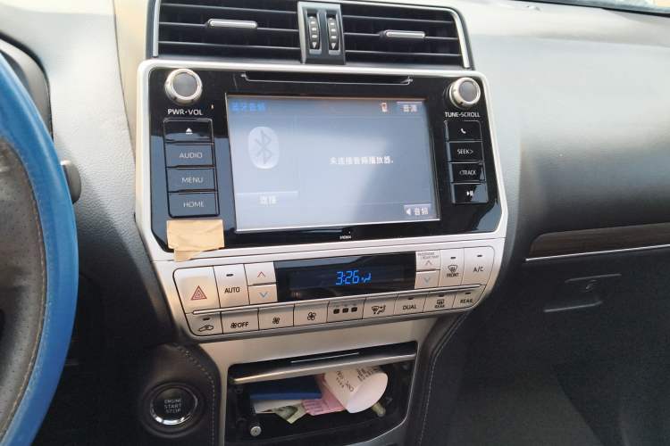 Used Toyota Prado 2018 3.5L Automatic TX-L with Rear-Mounted Spare Tire Audio And AC Panel