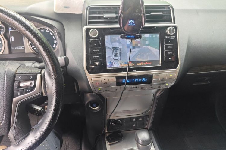 Used Toyota Prado 2018 3.5L Automatic TX-L with Rear-Mounted Spare Tire Audio And AC Panel