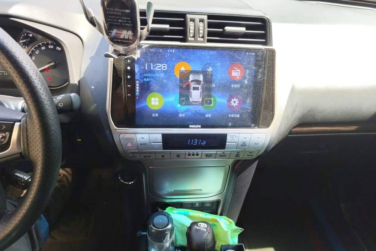 Used Toyota Prado 2018 3.5L Automatic TX-L with Rear-Mounted Spare Tire Audio And AC Panel