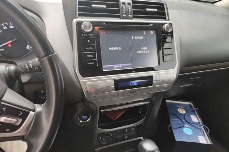 Used Toyota Prado 2018 3.5L Automatic TX-L with Rear-Mounted Spare Tire Audio And AC Panel