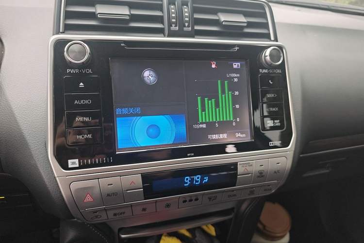 Used Toyota Prado 2018 3.5L Automatic TX-L NAVI Audio And AC Panel