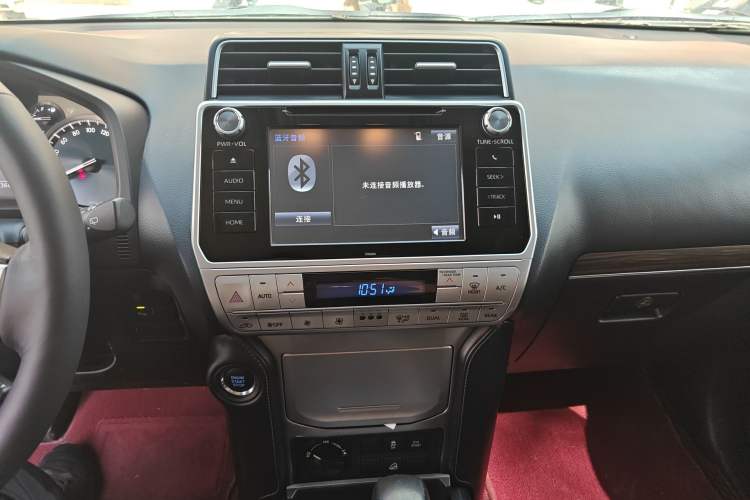 Used Toyota Prado 2018 3.5L Automatic TX-L with Rear-Mounted Spare Tire Audio And AC Panel