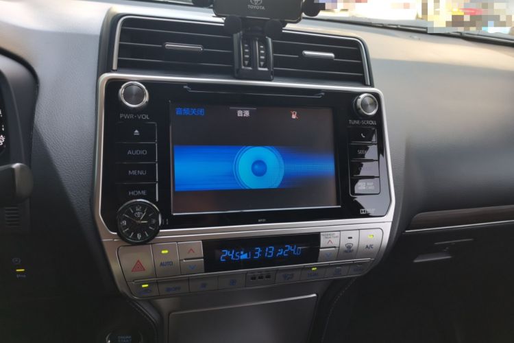 Used Toyota Prado 2018 3.5L Automatic TX-L with Rear-Mounted Spare Tire Audio And AC Panel