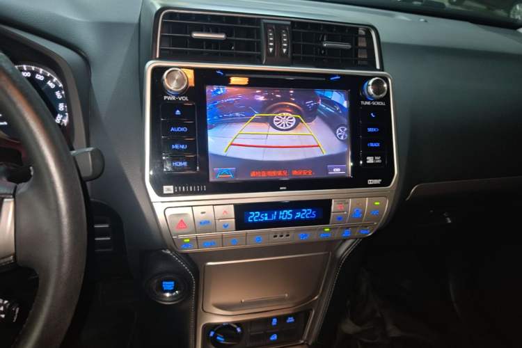 Used Toyota Prado 2018 3.5L Automatic TX-L NAVI with Rear-Mounted Spare Tire Audio And AC Panel