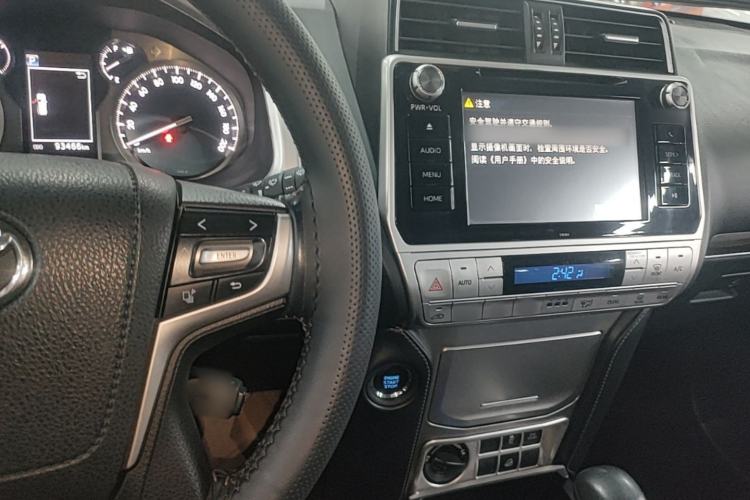 Used Toyota Prado 2018 3.5L Automatic TX-L with Rear-Mounted Spare Tire Center Console