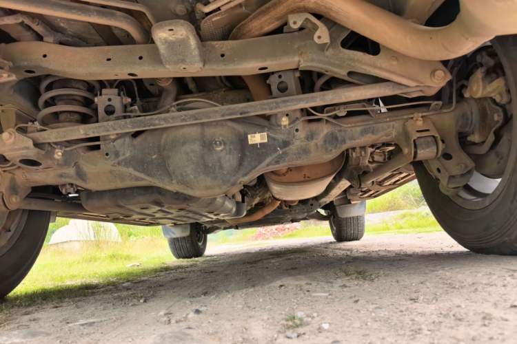 Used Toyota Prado 2018 3.5L Automatic TX-L NAVI with Rear-Mounted Spare Tire Chassis Rear