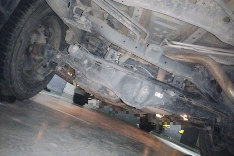 Used Toyota Prado 2018 3.5L Automatic TX-L NAVI with Rear-Mounted Spare Tire Chassis Rear