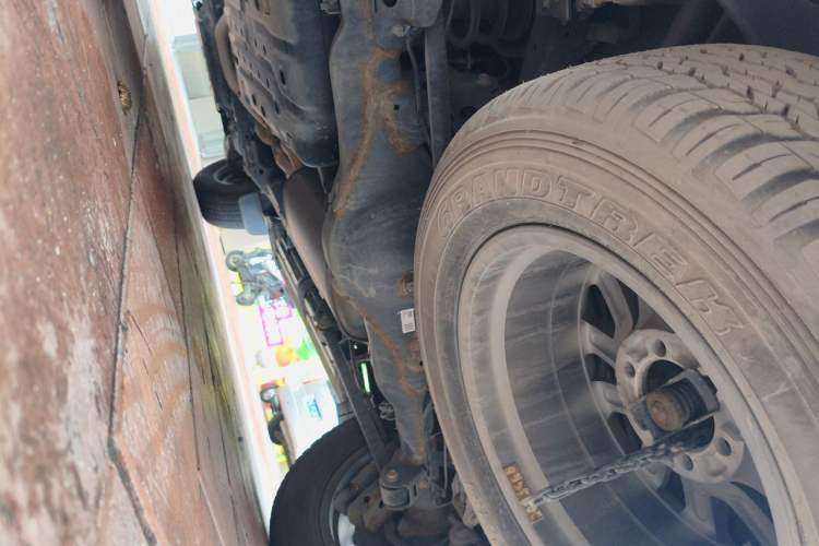 Used Toyota Prado 2018 3.5L Automatic TX-L with Rear-Mounted Spare Tire Chassis Rear