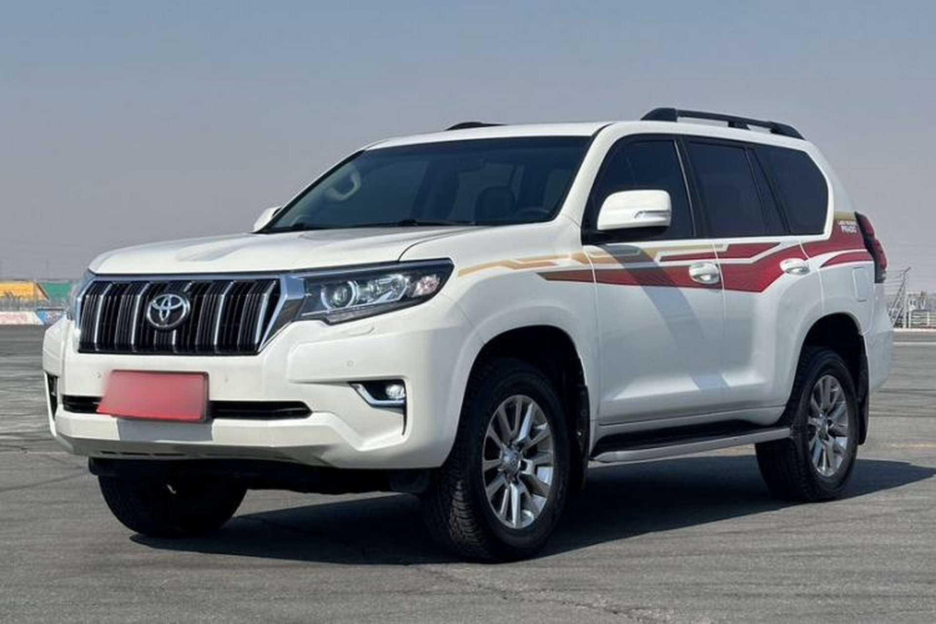 Used Toyota Prado 2018 3.5L Automatic TX-L NAVI with Rear-Mounted Spare Tire Exterior 1