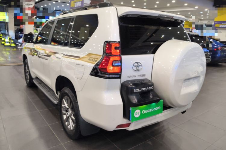 Used Toyota Prado 2018 3.5L Automatic TX-L with Rear-Mounted Spare Tire Exterior 2