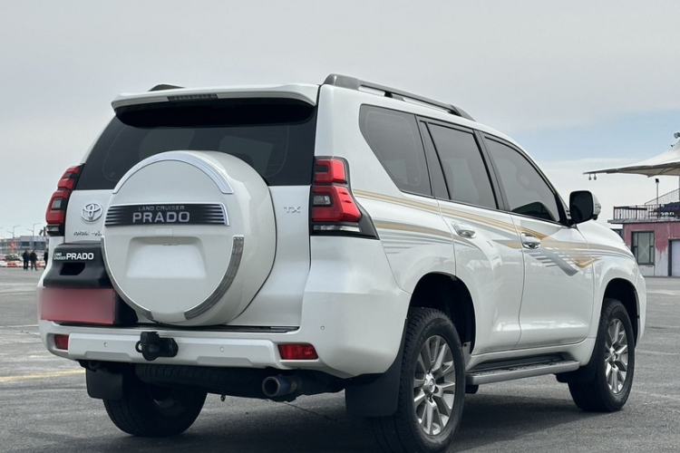 Used Toyota Prado 2018 3.5L Automatic TX-L with Rear-Mounted Spare Tire Exterior 2