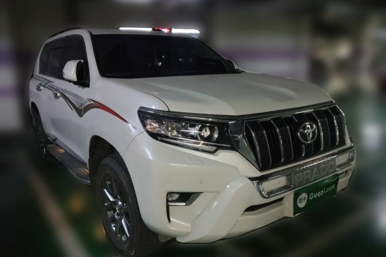 Used Toyota Prado 2018 3.5L Automatic TX-L with Rear-Mounted Spare Tire Exterior 2