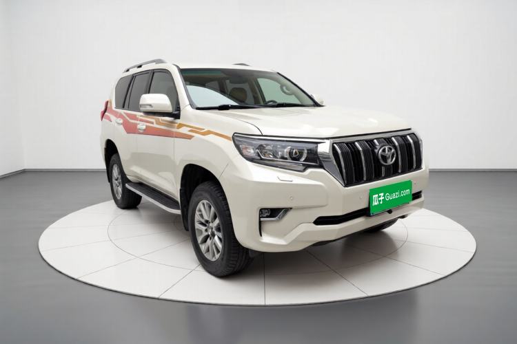 Used Toyota Prado 2018 3.5L Automatic TX-L with Rear-Mounted Spare Tire Exterior 2
