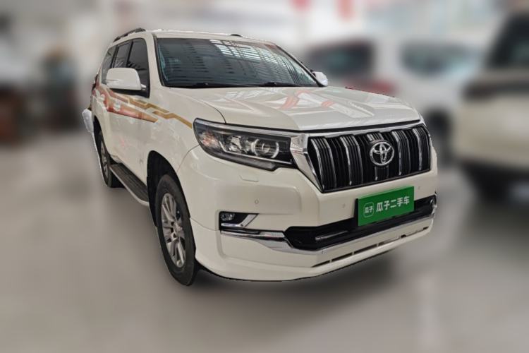 Used Toyota Prado 2018 3.5L Automatic TX-L with Rear-Mounted Spare Tire Exterior 2