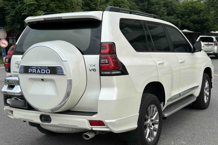 Used Toyota Prado 2018 3.5L Automatic TX-L with Rear-Mounted Spare Tire Exterior 3