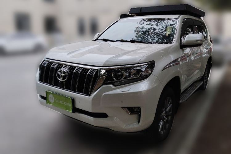 Used Toyota Prado 2018 3.5L Automatic TX-L with Rear-Mounted Spare Tire Front Left 45 Deg