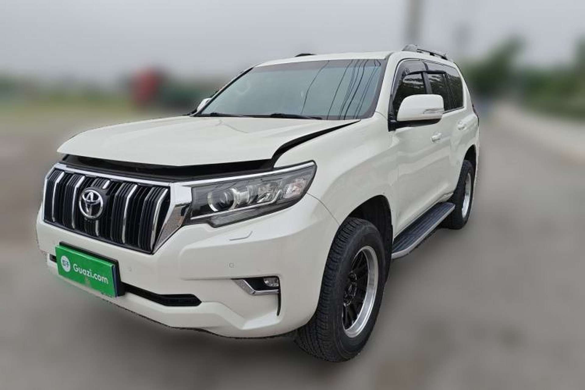 Used Toyota Prado 2018 3.5L Automatic TX-L NAVI with Rear-Mounted Spare Tire Front Left 45 Deg