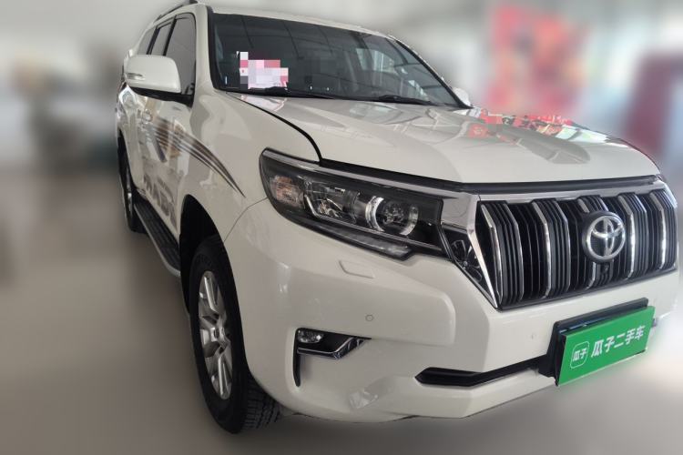Used Toyota Prado 2018 3.5L Automatic TX-L with Rear-Mounted Spare Tire Front Right 45 Deg