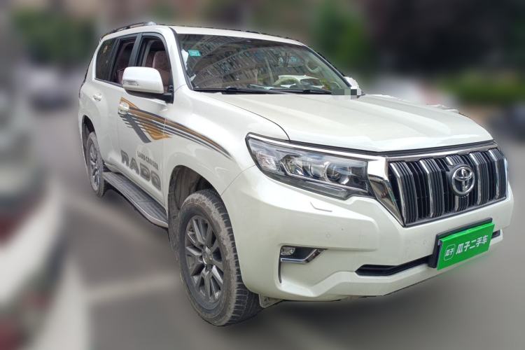 Used Toyota Prado 2018 3.5L Automatic TX-L with Rear-Mounted Spare Tire Front Right 45 Deg