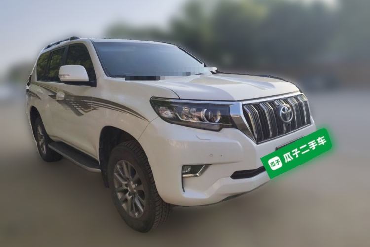 Used Toyota Prado 2018 3.5L Automatic TX-L with Rear-Mounted Spare Tire Front Right 45 Deg