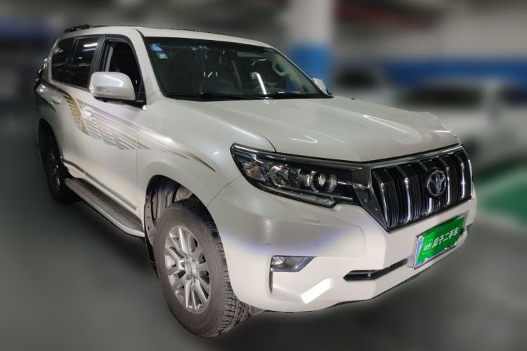 Used Toyota Prado 2018 3.5L Automatic TX-L with Rear-Mounted Spare Tire Front Right 45 Deg