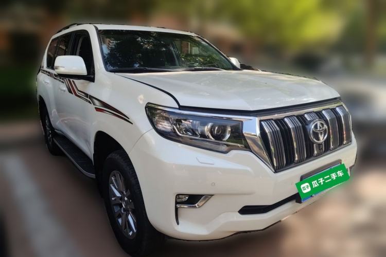 Used Toyota Prado 2018 3.5L Automatic VX NAVI with Rear-Mounted Spare Tire Front Right 45 Deg