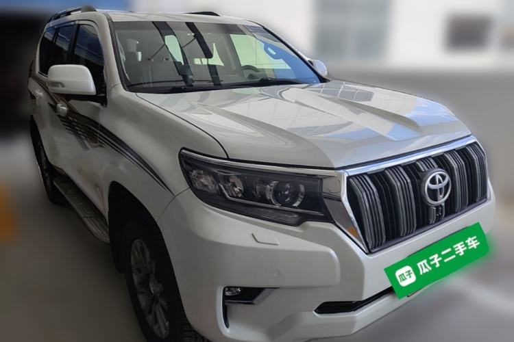 Used Toyota Prado 2018 3.5L Automatic TX-L with Rear-Mounted Spare Tire Front Right 45 Deg