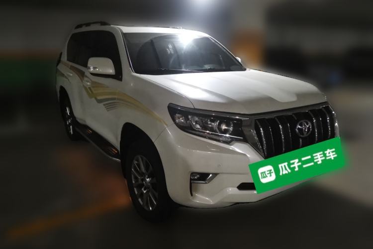 Used Toyota Prado 2018 3.5L Automatic TX-L with Rear-Mounted Spare Tire Front Right 45 Deg