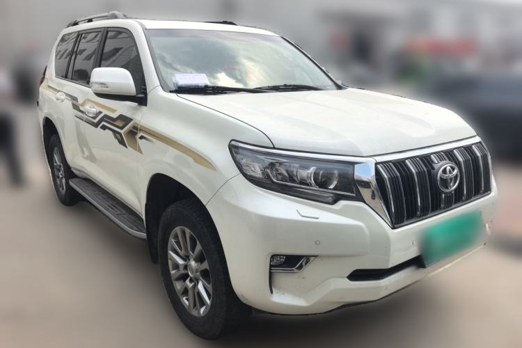 Used Toyota Prado 2018 3.5L Automatic TX-L NAVI with Rear-Mounted Spare Tire Front Right 45 Deg