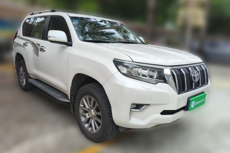 Used Toyota Prado 2018 3.5L Automatic TX-L with Rear-Mounted Spare Tire Front Right 45 Deg