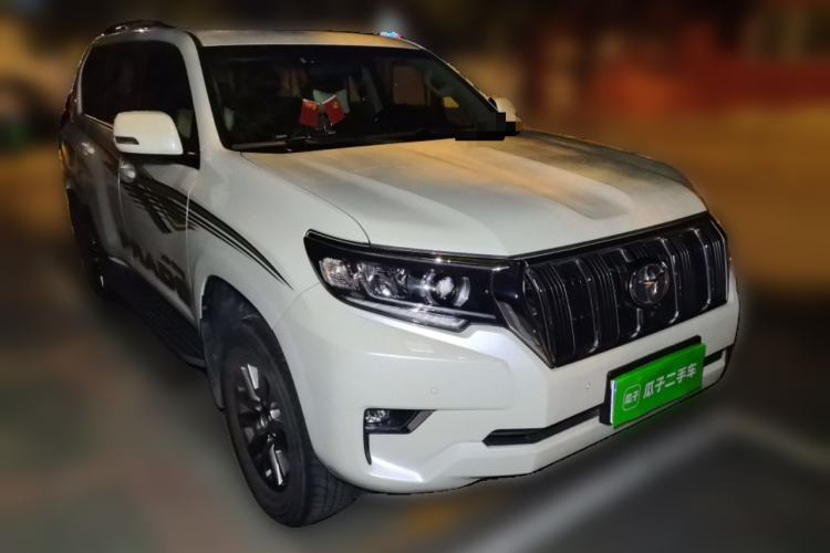 Used Toyota Prado 2018 3.5L Automatic TX-L with Rear-Mounted Spare Tire Front Right 45 Deg
