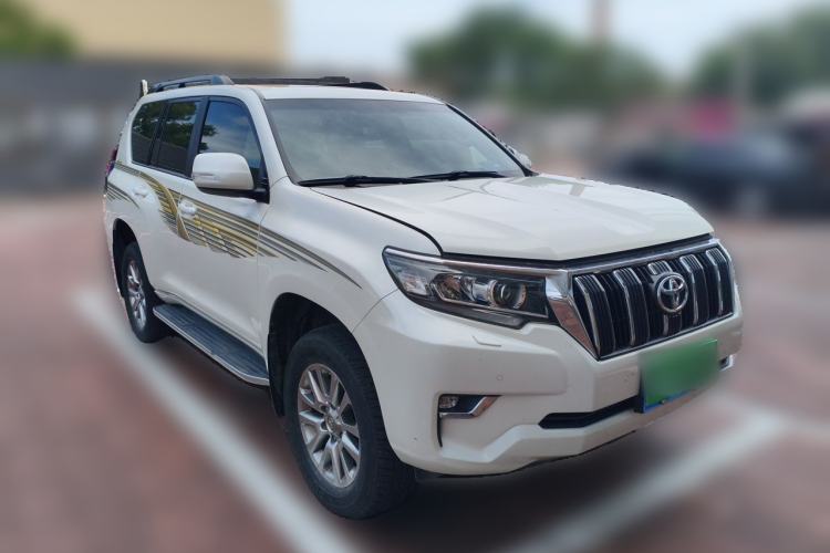 Used Toyota Prado 2018 3.5L Automatic TX-L with Rear-Mounted Spare Tire Front Right 45 Deg