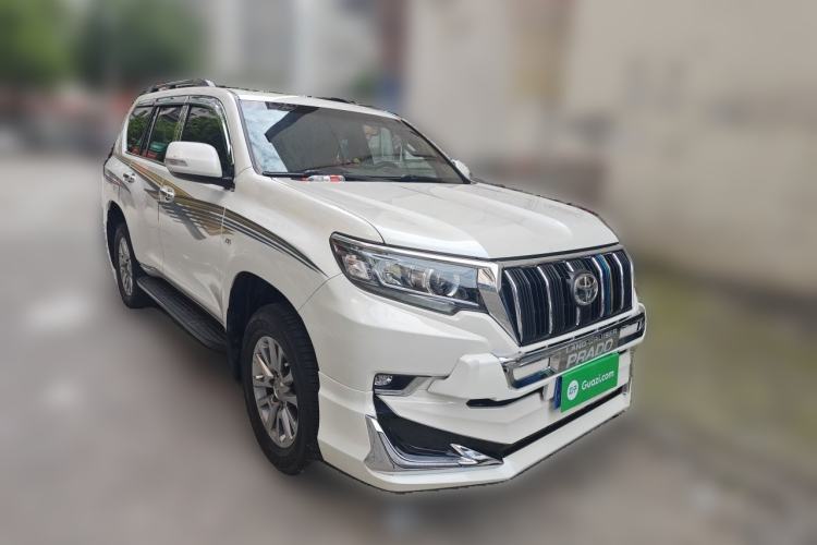 Used Toyota Prado 2018 3.5L Automatic TX-L with Rear-Mounted Spare Tire Front Right 45 Deg