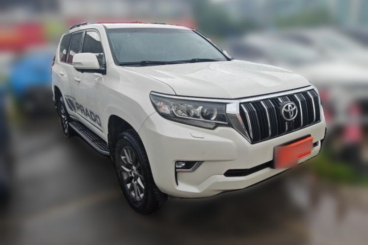 Used Toyota Prado 2018 3.5L Automatic TX-L with Rear-Mounted Spare Tire Front Right 45 Deg