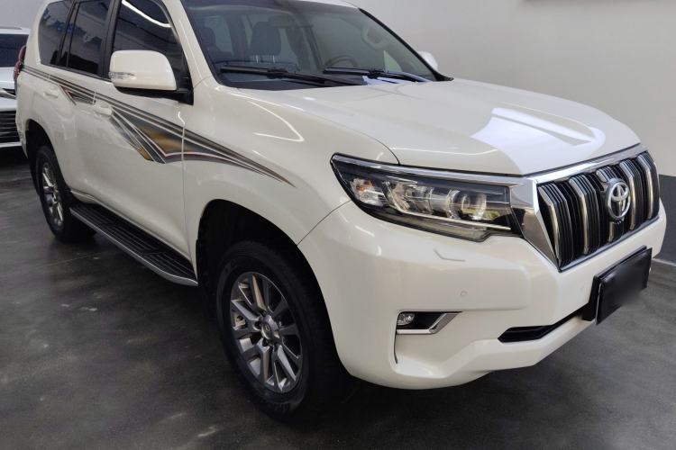 Used Toyota Prado 2018 3.5L Automatic TX-L with Rear-Mounted Spare Tire Front Right 45 Deg
