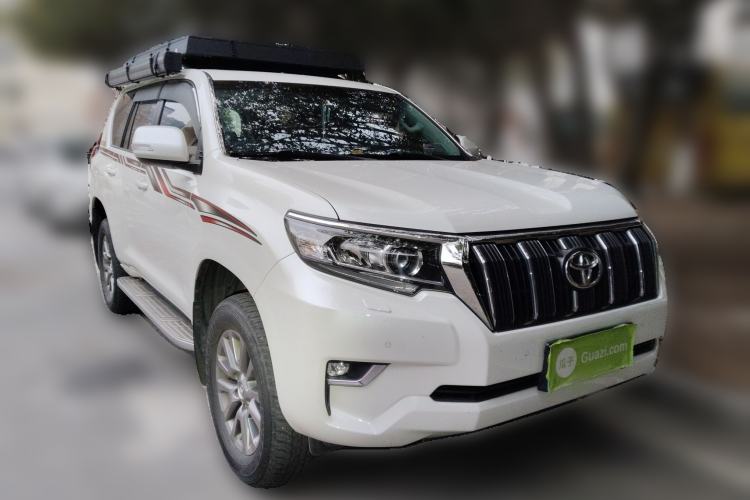 Used Toyota Prado 2018 3.5L Automatic TX-L with Rear-Mounted Spare Tire Front Right 45 Deg