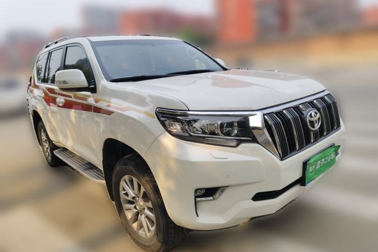 Used Toyota Prado 2018 3.5L Automatic TX-L NAVI with Rear-Mounted Spare Tire Front Right 45 Deg