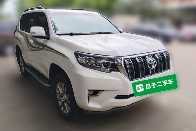 Used Toyota Prado 2018 3.5L Automatic TX-L with Rear-Mounted Spare Tire Front Right 45 Deg