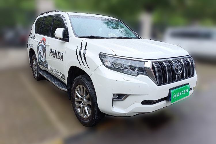 Used Toyota Prado 2018 3.5L Automatic TX-L with Rear-Mounted Spare Tire Front Right 45 Deg