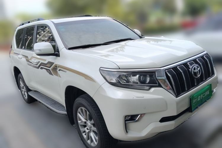 Used Toyota Prado 2018 3.5L Automatic TX-L NAVI with Rear-Mounted Spare Tire Front Right 45 Deg