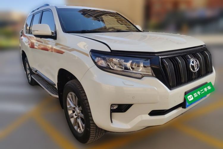 Used Toyota Prado 2018 3.5L Automatic TX-L with Rear-Mounted Spare Tire Front Right 45 Deg