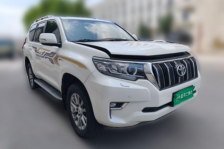 Used Toyota Prado 2018 3.5L Automatic TX-L NAVI with Rear-Mounted Spare Tire Front Right 45 Deg